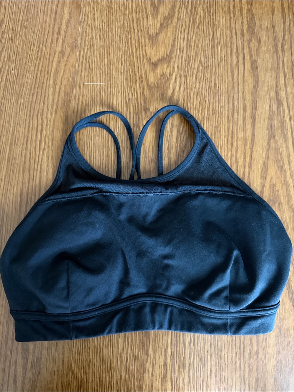 CALIA by Carrie Underwood Black Double-Strap Sports Bra Size Large